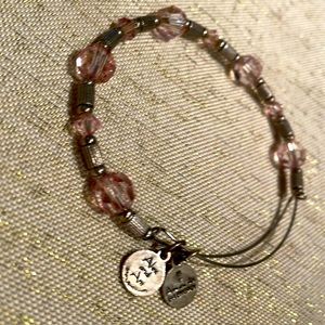 Alex ani crystal beaded bracelet